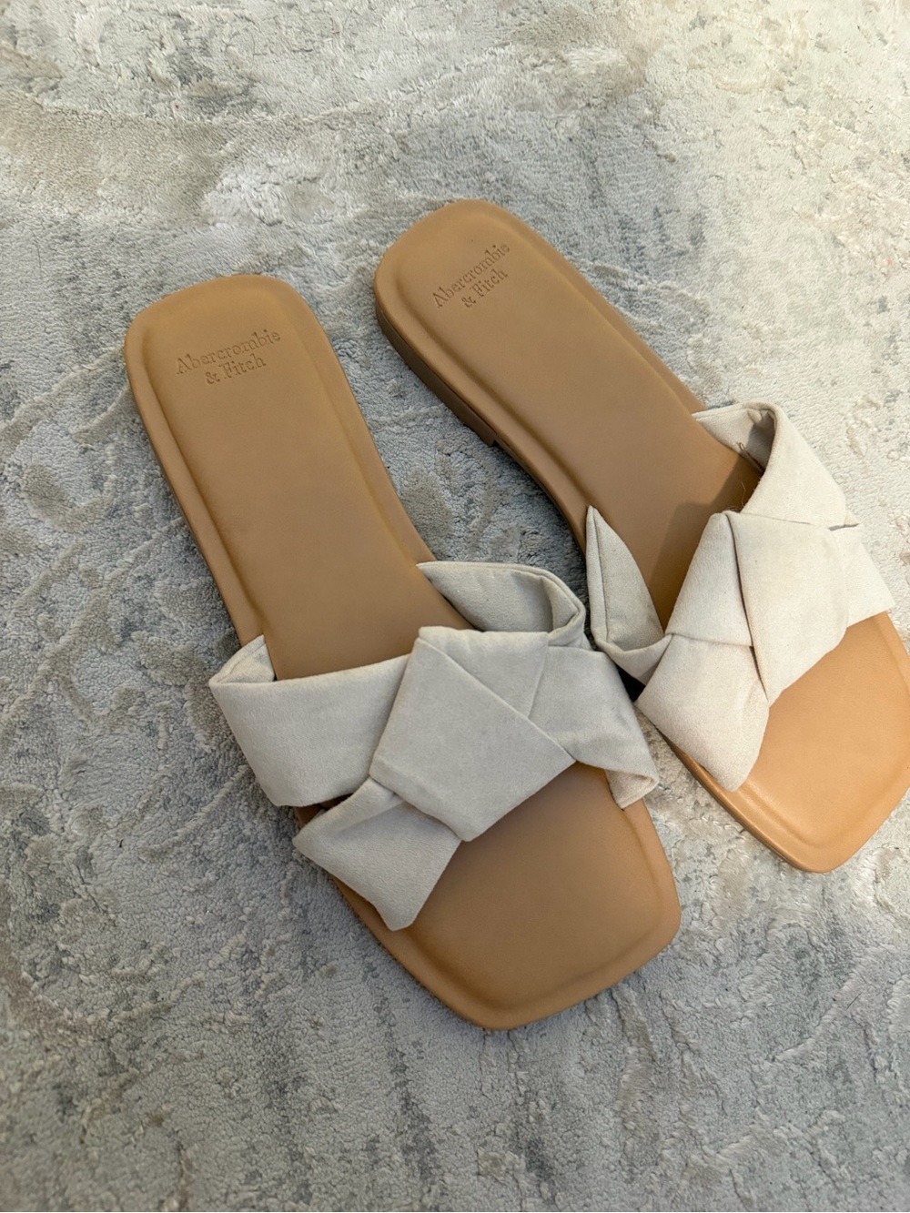 Abercrombie & Fitch Ivonne Sandals - Cream NEW! - Picture 3 of 8